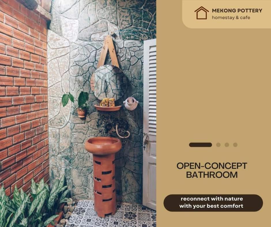 Mekong Pottery Homestay, Green-Friendly & Boat Tour Віньлонґ Екстер'єр фото