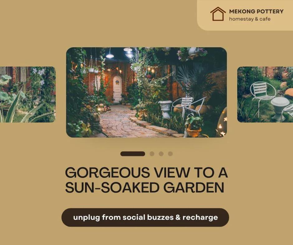 Mekong Pottery Homestay, Green-Friendly & Boat Tour Віньлонґ Екстер'єр фото
