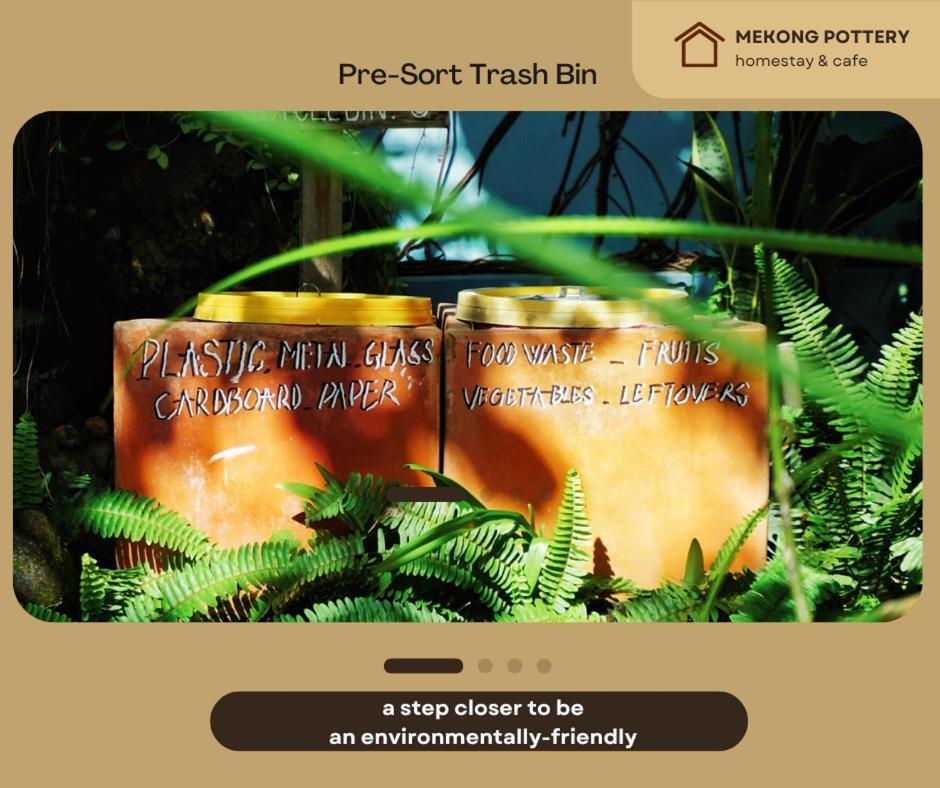 Mekong Pottery Homestay, Green-Friendly & Boat Tour Віньлонґ Екстер'єр фото
