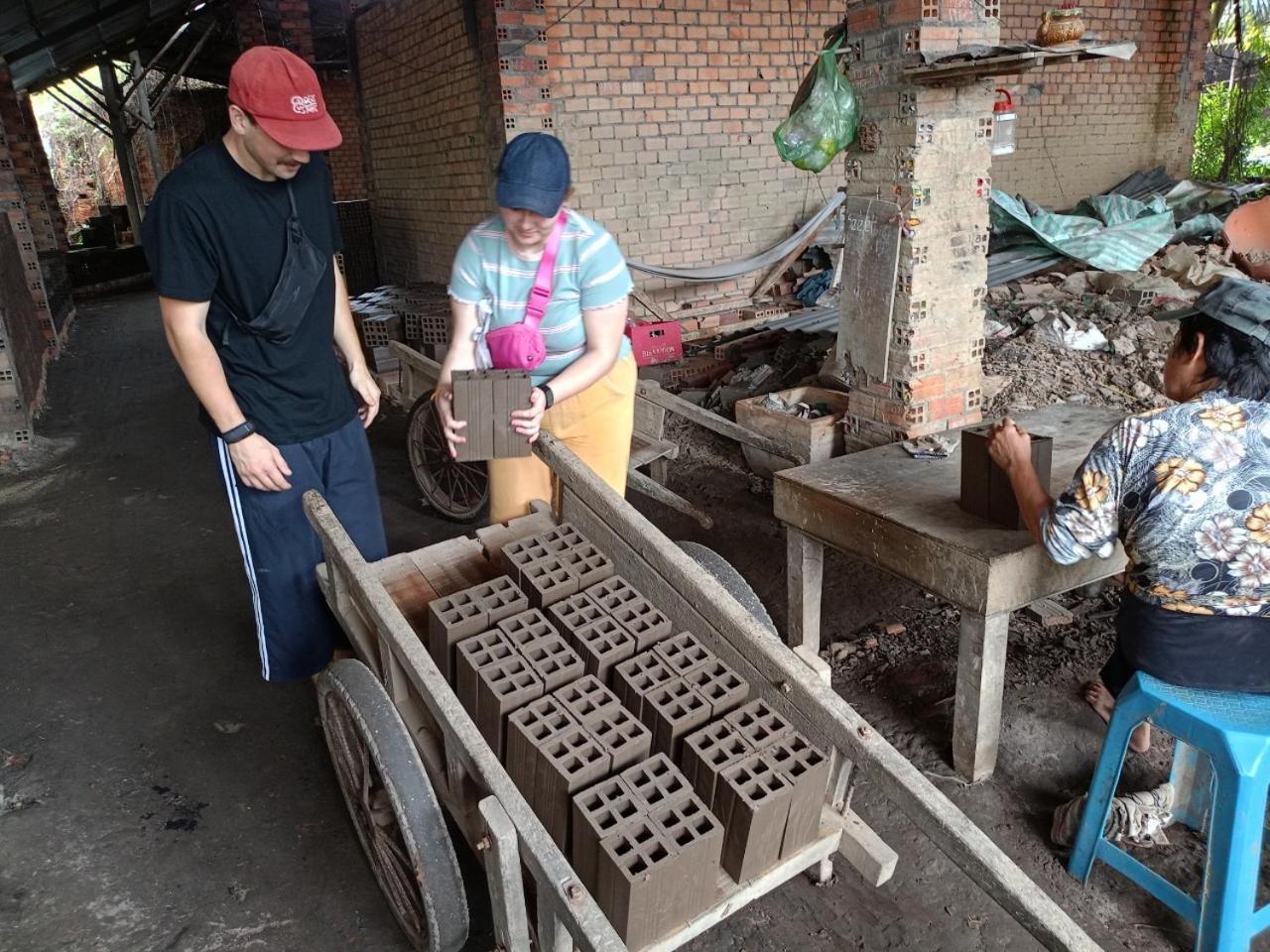 Mekong Pottery Homestay, Green-Friendly & Boat Tour Віньлонґ Екстер'єр фото