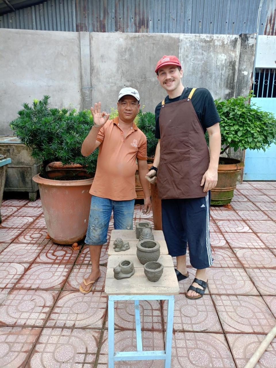 Mekong Pottery Homestay, Green-Friendly & Boat Tour Віньлонґ Екстер'єр фото